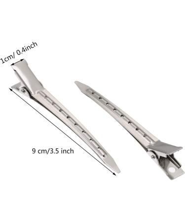 3.5 Inch Duck Bill Hair Clips - 12PCS Metal Alligator Curl Clips for Women & Salon Styling - Buy Online on GoSupps.com
