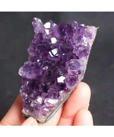 1Pcs Natural Uruguay Amethyst Cluster Home Decoration Purple Crystal Stone Specimens Cluster Decor Uruguay Cluster 20-30 (Color : Uruguay Cluster Size : 40-50g) 40-50g Uruguay Cluster - Buy Online on GoSupps.com