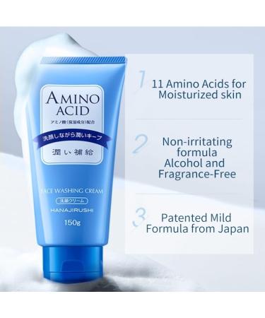 Amino Acid Facial Cleanser | Moisturizing Face Wash & Makeup Remover | Deep Pore Cleansing | 5.3 oz - International Shipping Available - Buy Online on GoSupps.com