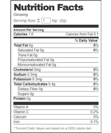 Herbal Cure - Panax Ginseng Chinese Red Ginseng Root 100g Natural Vegan Edible - Buy Online on GoSupps.com