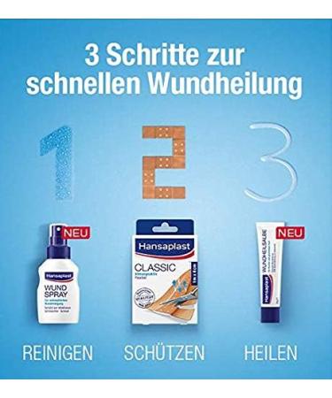 Hansaplast Universal Paving 40 Strips of Dirt & Water-Repellent Wound Plaster Strong Adhesive Power 1-Pack - Buy Online on GoSupps.com