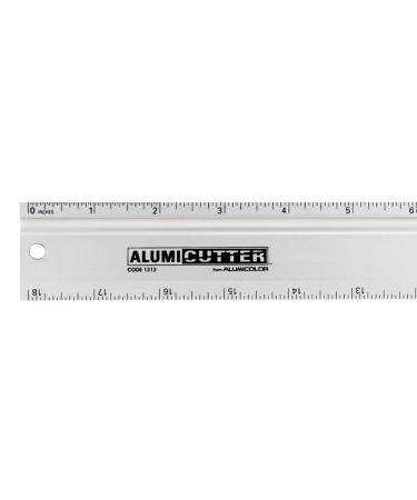 Alumicolor Alumicutter  Safety Ruler and Straight Edge  Aluminum  12 inches  Silver (1312-1) - Buy Online on GoSupps.com