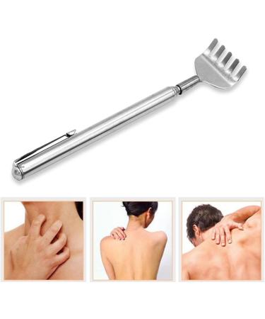 Adjustable Stainless Steel Back Scratcher - Telescopic Back Massage Tool for Ultimate Relief - Buy Online on GoSupps.com