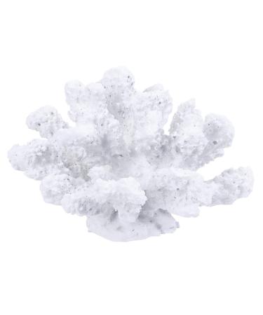 Imikeya Artificial coral aquarium decoration artificial coral plant decoration white corals ornament for aquarium underwater decor - Buy Online on GoSupps.com