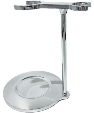 NSNT Exquisit Men's Shaving Brush Set - Unique 13cm Silver Design with Heavy Holder and Soap Cup - Perfect Gift for Friends & Husbands - Buy Online on GoSupps.com