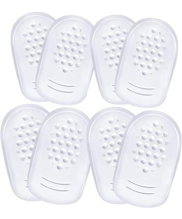 Gatuida Heel Pads for Women - 20 Pairs Self-Adhesive Clear Comfort for Chunky & High Heel Shoes - Breathable Gel Inserts for Plantar Pain Relief - Buy Online on GoSupps.com
