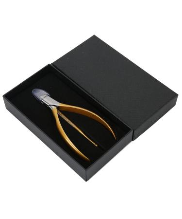 Premium Gold Nail Tongs & Corner Pliers - Foot Care Nail Clipper for Fingernails & Toes - Buy Online on GoSupps.com