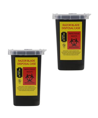 Healeved 2pcs Shaving Recycling Bin Dispenser - Eco-Friendly Barbershop Accessories for International Shipping - Buy Online on GoSupps.com
