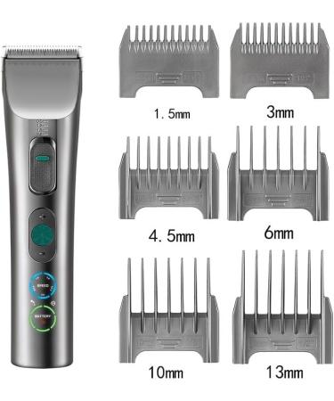 Professional Hair Clippers for Men - Adjustable Electric Trimmer with 5 Speed Settings | Rechargeable Beard & Hair Cutting Tool - Buy Online on GoSupps.com