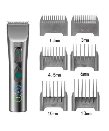 Professional Hair Clippers for Men - Adjustable Electric Beard Trimmer with 5 Speed Motor - Rechargeable Hair Cutting Tool - Buy Online on GoSupps.com