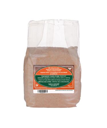 Azafran Pink Himalayan Rock Salt - Fine 2kg (Pack of 2) | Premium Sea Salt for Health & Cooking - Buy Online on GoSupps.com