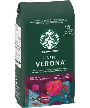 Starbucks Caff Verona Ground Coffee 340 Grams (pack of 6) Caff Verona 2040 Grams Caff Verona 6 - Buy Online on GoSupps.com