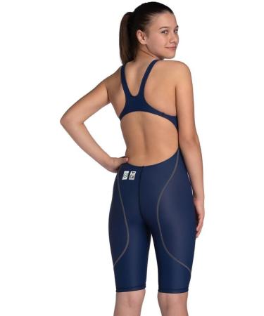 Arena Girls Powerskin ST Next Knee Skin - Navy Blue 128 | High-Performance Swimwear for Young Athletes - Buy Online on GoSupps.com