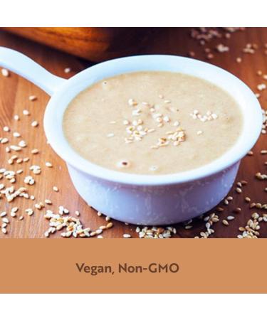 Veggy Duck - Tahini Paste (1Kg) - Tahini | Roasted & Pressed Sesame Seeds | Non-GMO | Vegan | Rich Creamy Taste for Hummus - Buy Online on GoSupps.com