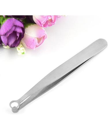 Buy Steel Round Head Nose Hair Trimming & Eyebrow Tweezers - Precision Beauty Tool for Easy Hair Removal | International Shipping Available - Buy Online on GoSupps.com