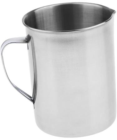 2000ml Stainless Steel Measuring Cup - Kitchen & Laboratory Liquid Mug - Durable Silver Design - Buy Online on GoSupps.com