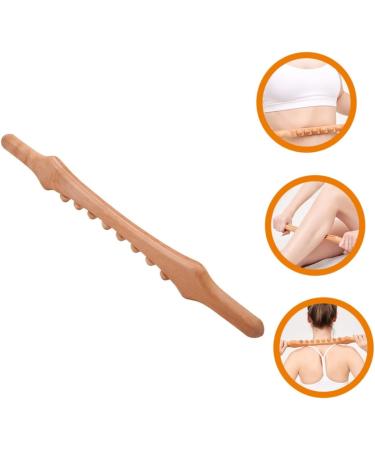 Healeved Thai Massage Roller - Back & Foot Massage Tools | Wooden Trigger Stick for Relaxation - Buy Online on GoSupps.com