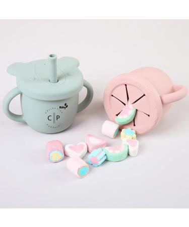 Collective Parallel Toddler Snack & Sippy Cup 2-in-1 | BPA Free | 9oz | Blue - Buy Online on GoSupps.com