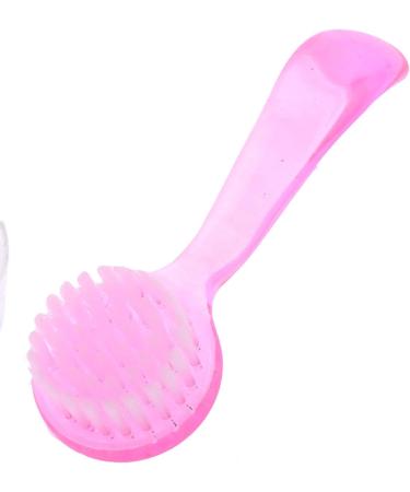Plastic Grip Round Bristle Face Cleaning Washing Brush - Buy Online on GoSupps.com