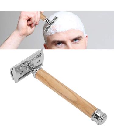 Men's Double-Sided Blade Head Shaver - Portable Silver Razor for Face & Body Care | International Shipping Available - Buy Online on GoSupps.com
