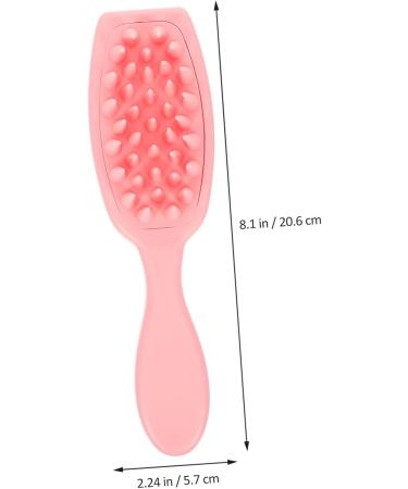 Cool Hiya Scalp Brush - Pot Scrubber for Hair Washing & Head Massage | Style & Cleanse with ABS Hair Scalp Washer (Pink) - Buy Online on GoSupps.com