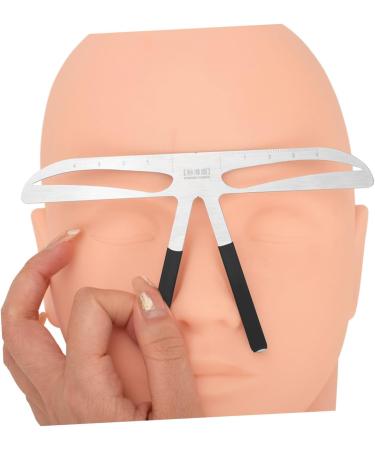 WOFASHPURET Eyebrow Ruler for Girl Stainless Eyebrow Position Ruler Tool Measuring Ruler Eyebrow Marks Portable - Buy Online on GoSupps.com