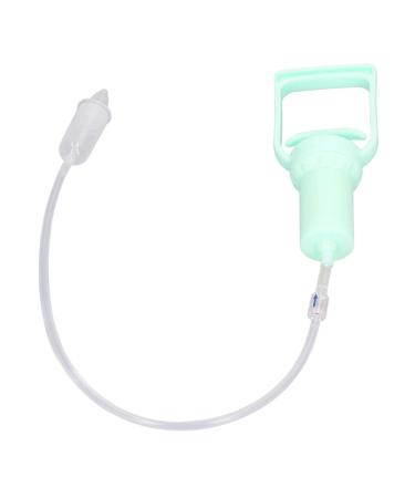 Nasal Aspirator  Nose Sucker Manual Negative Pressure Hand Puller Silicone Nozzle for Infant for Sleep(Cyan)
