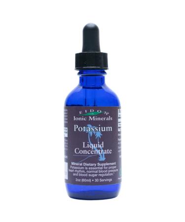 Eidon Mineral Supplements Ionic Minerals Potassium Liquid Concentrate 2 oz (60 ml)