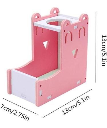 xihan123 Hamster Bowl Plastic Rabbit Food Bowls Durable Resuable Rabbit Hay Feeder For Allow To Keep The Cage Area Clean Help Reduce Hay Waste set-pink - Buy Online on GoSupps.com