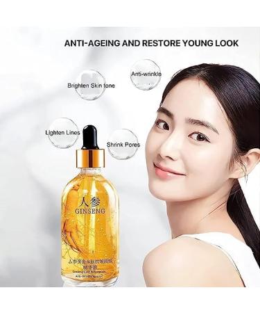 TAIMEI 1/2/3pcs Ginseng Gold Polypeptide Anti-Ageing Essence Ginseng Serum-Ginseng Anti-Wrinkle Essence Ginseng Anti Ageing Serum For Tightening Sagging Skin Reduce Fine Lines (1pc) - Buy Online on GoSupps.com