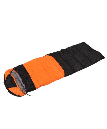 Fdit Single Heated Sleeping Bag Shockproof Cotton Camping Heated Thermal Sleeping Bag (Orange)