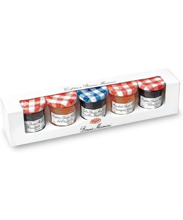 Bonne Maman Exclusive Gift Set - 5 Unique Flavors in Mini Glasses Perfect Gourmet Gift for Food Lovers - 25 Mini Treats - Buy Online on GoSupps.com