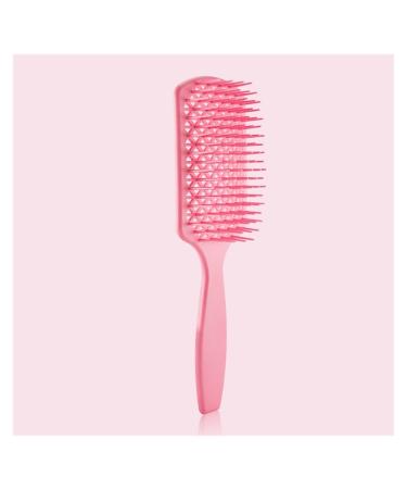 PacuM Combing Brush for Men and Women Hair Combs Massage Combs Scalp Massage Combs Curling Brushes Women's Men's Salon Barber Tools Styling Tools Barber Comb Comb for Curly Hair Comb (Color : Pink)