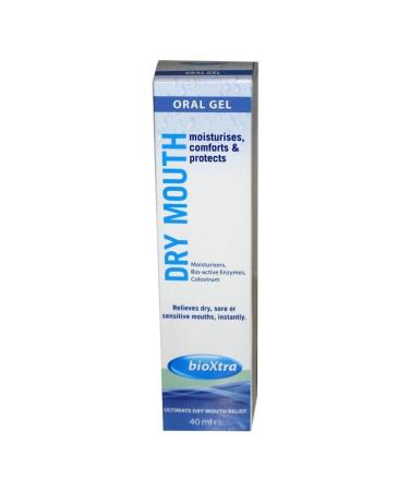 THREE PACKS of Bioxtra Dry Mouth Oral Gel 40g by Bioxtra
