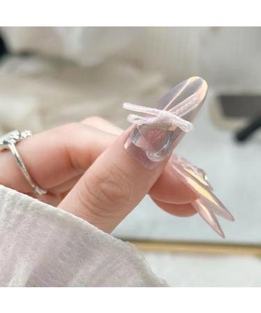 Temperament manicure the new pure hand wearing a butterfly French long manicure finished bride temperament atmosphere.(S) - Buy Online on GoSupps.com
