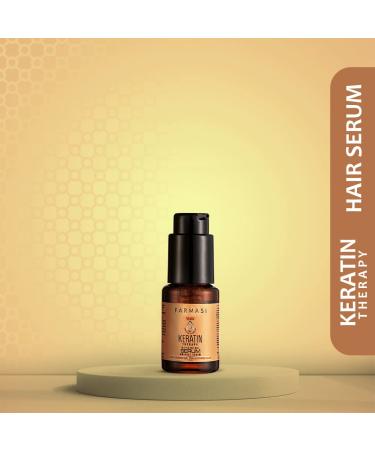 Farmasi Keratin Hair Serum | Best Straightener for All Hair Types | Smooth & Shiny Hair | 1 oz (30 ml - Buy Online on GoSupps.com