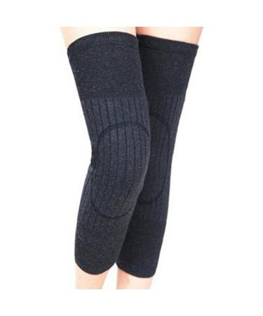 Unisex Cashmere Wool Knee Brace Pads Winter Warm Thermal Knee Warmers Sleeve for Women Men