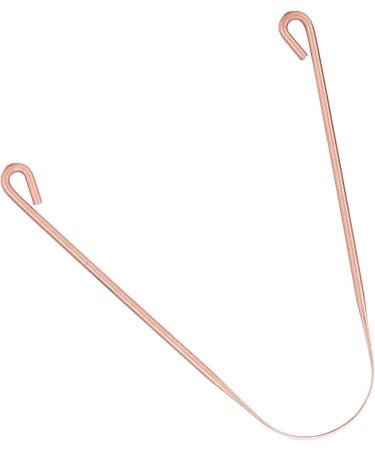 Pure Copper Tongue Cleaner - Remove Bad Breath & Improve Oral Hygiene | Tongue Scraping Scraper - Buy Online on GoSupps.com