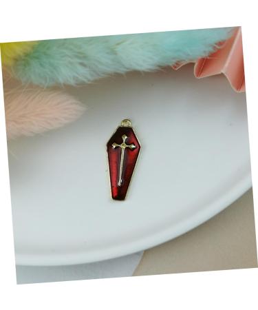 VILLCASE 120 Pcs Coffin Earrings Cross Necklaces Halloween Charm Enamel Coffin Pendant Vintage Coffin Beads Charms for Necklace Metal Coffin Charm Necklace Locket Alloy Bracelet Jewelry - Buy Online on GoSupps.com