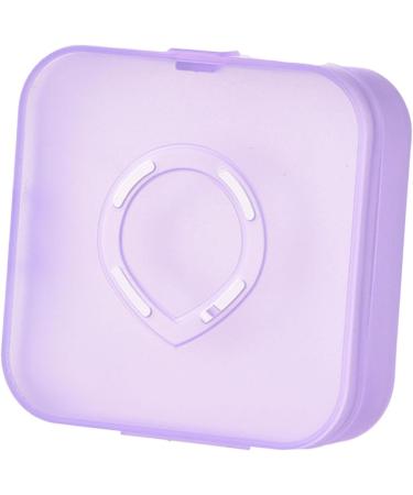 Generic Cosmetic Sponge Storage Box for Travel - Elegant Makeup Accessory Organizer Violet - Buy Online on GoSupps.com