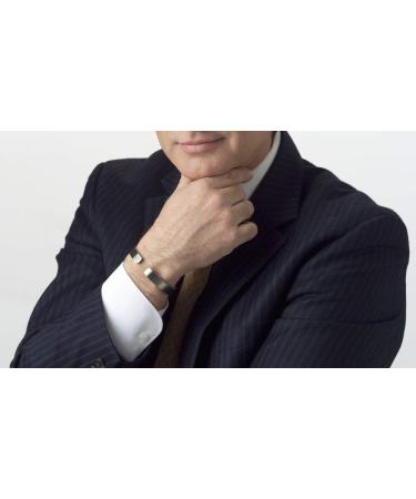 Buy QRAY Q2 Pure Titanium Golf Bracelet - 100% Pure Titanium Health & Wellness C-Shaped Bracelet for Men & Women | Medium Size 7-7.75 - Buy Online on GoSupps.com