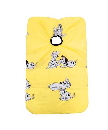 Kids Barber Cape Children Cartoon Kids Haircut Cape Hairdresser Cape with Hanging Buckle for Haircut and Coloring (01)