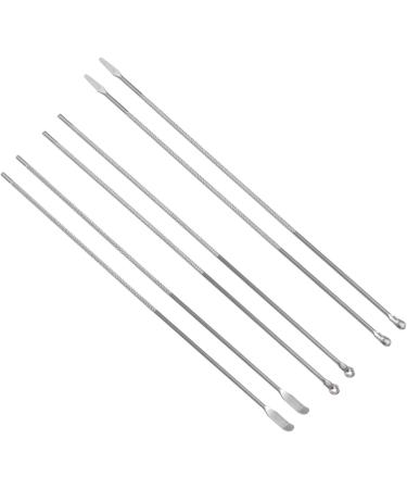 Healifty 6-Piece Ear Cleaning Tool Set | Spoon Cleansing Kit for Earwax Removal | Silver Earpick Curette and Cleaner | Home Ear Care Tools - Buy Online on GoSupps.com