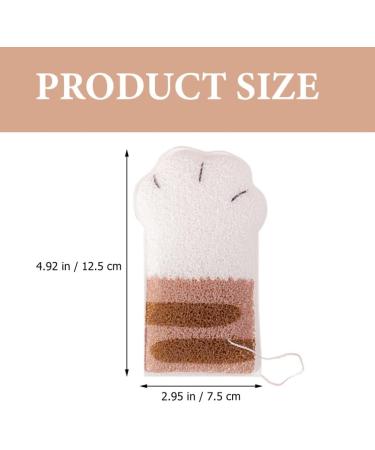 Lurrose Animal Bath Mitt Bath Cotton Cat Claw Bath Pouf Bath sponges for Shower Scrubber exfoliating loofah Sponge Bath Shower Mitt Dead Hydrophilic Polyurethane Toddler Bath Flower - Buy Online on GoSupps.com