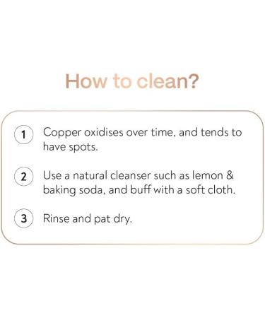 Habbits Copper Tongue Cleaner | Fresh Breath & Oral Hygiene | 100% Pure Indian Copper Tongue Scraper for Improved Taste & Bacteria Removal - Buy Online on GoSupps.com