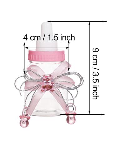 24Pcs Pink Baby Shower Feeding Bottle Candy Box Favors for Baby Shower Decoration - Buy Online on GoSupps.com