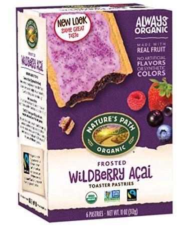 Nature's Path Organic Frosted Toaster Pastries Variety Pack Flavors (3 Boxes - 6 Count Per Box) Made with Real Fruit - Cherry Pomegranate Granny's Apple Pie Wildberry Acai - Buy Online on GoSupps.com
