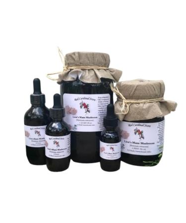 Lion's Mane Mushroom Tincture Herb Extract Double Extraction