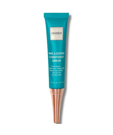 Onsen Cuticle Cream, Cuticle Oil in Deep Action - Japanese Natural Healing Minerals Nail Care Serum and Butter, Sooth, Repair, and Strengthen Cuticles and Nails, Visible Results, (1 Count / 15 ml) 0.5 Fl Oz (Pack of 1)