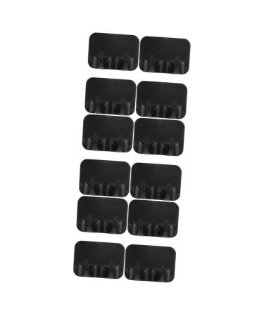 Alipis 12 Pcs No Punching Hook Wall Mount Coat Rack Bathroom Wall Hooks Wall-Mounted Hook Office Tableware
